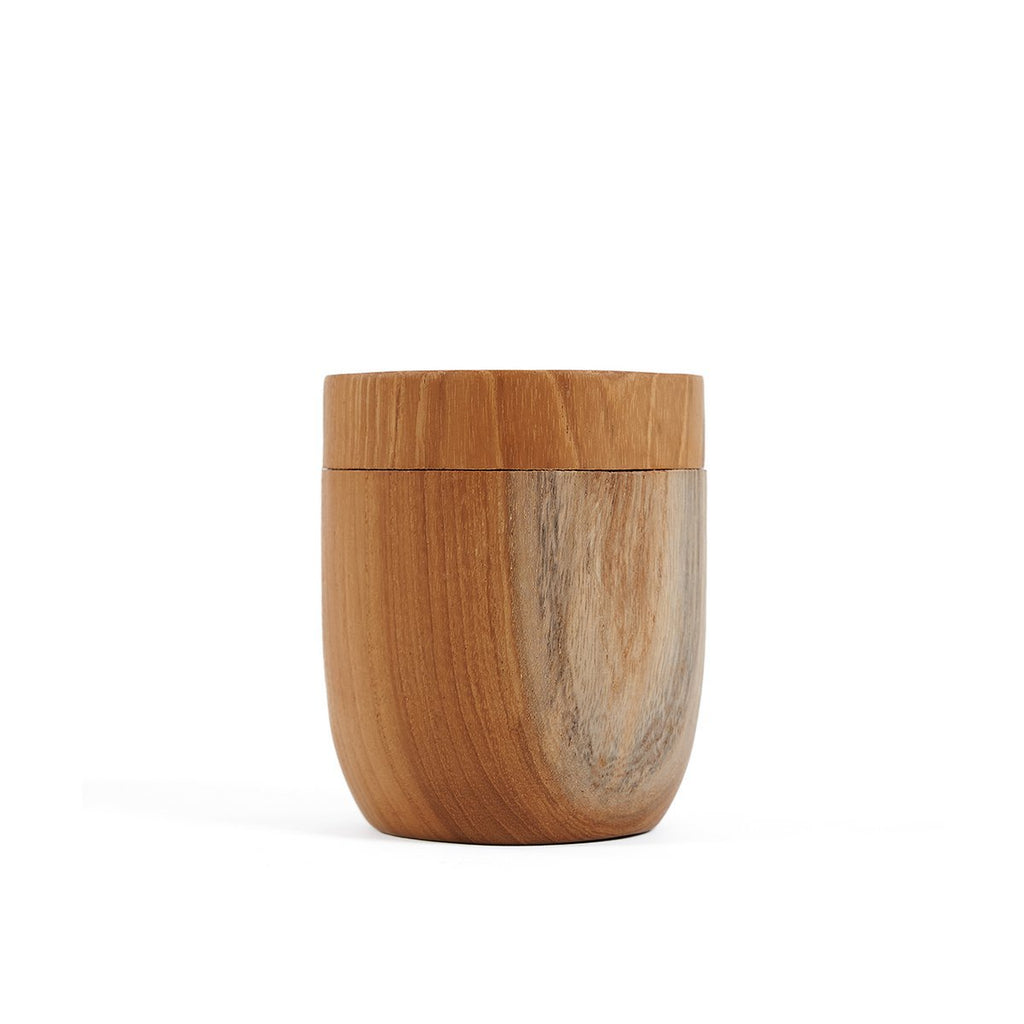 The Teak Root Jar Low - M - LUXONAS HOME