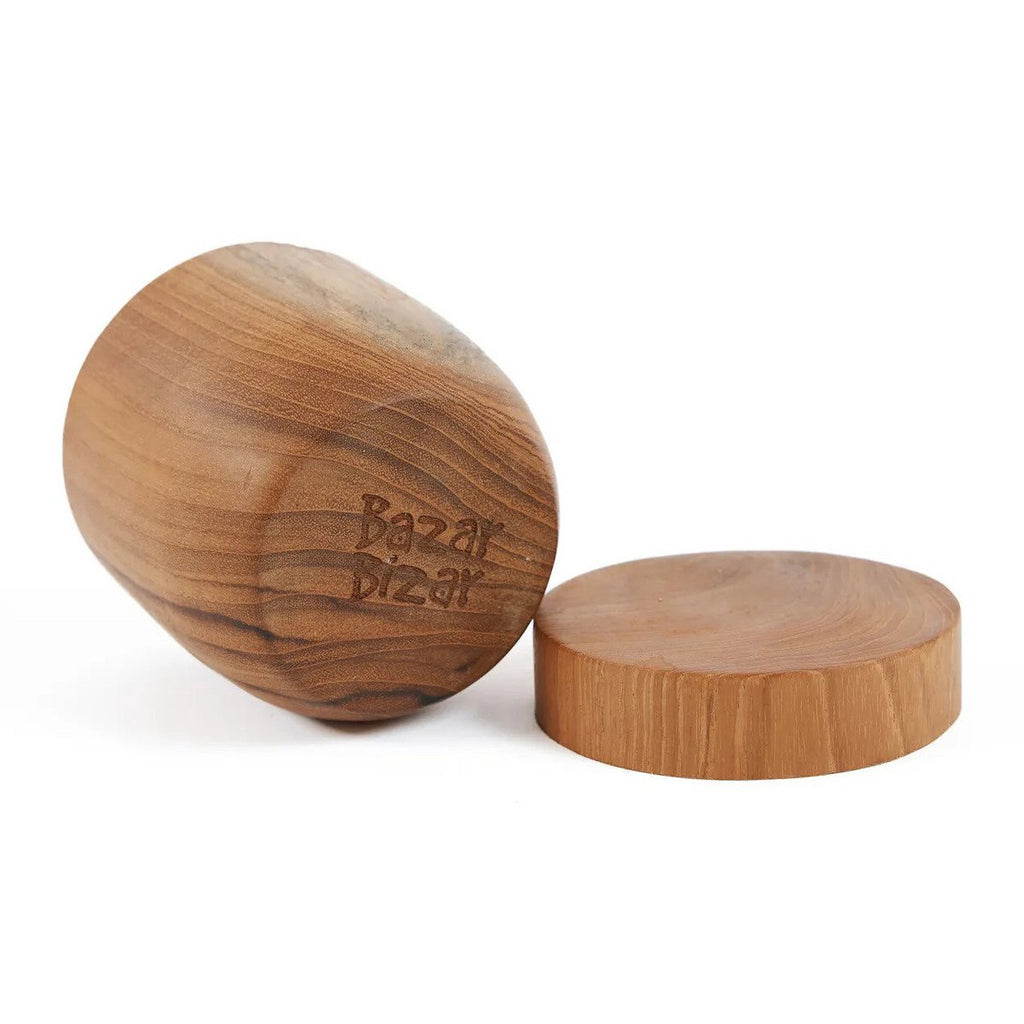 The Teak Root Jar Low - M - LUXONAS HOME