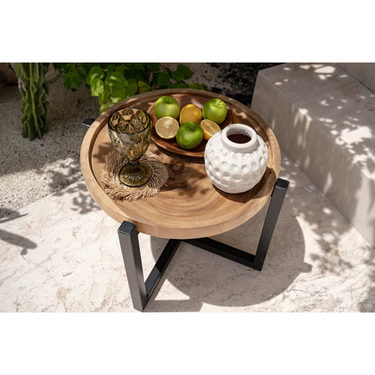 The Teak Root Organic Plate - LUXONAS HOME