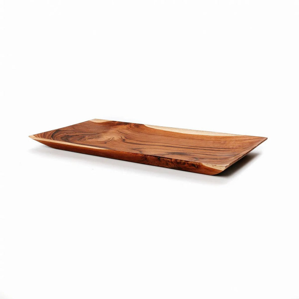The Teak Root Sushi Plate - L - LUXONAS HOME