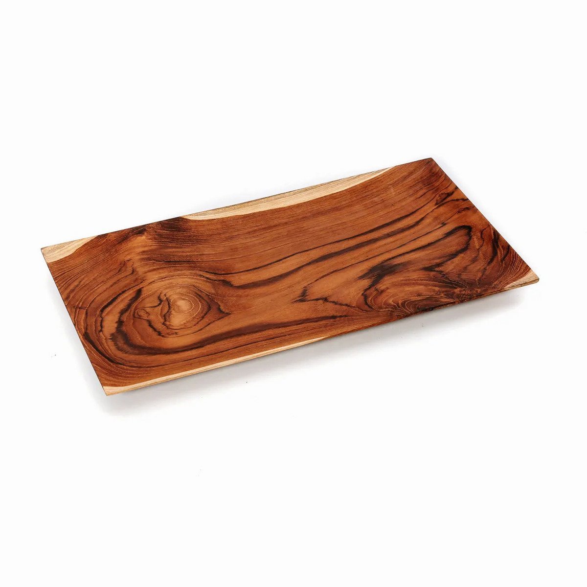 The Teak Root Sushi Plate - L - LUXONAS HOME