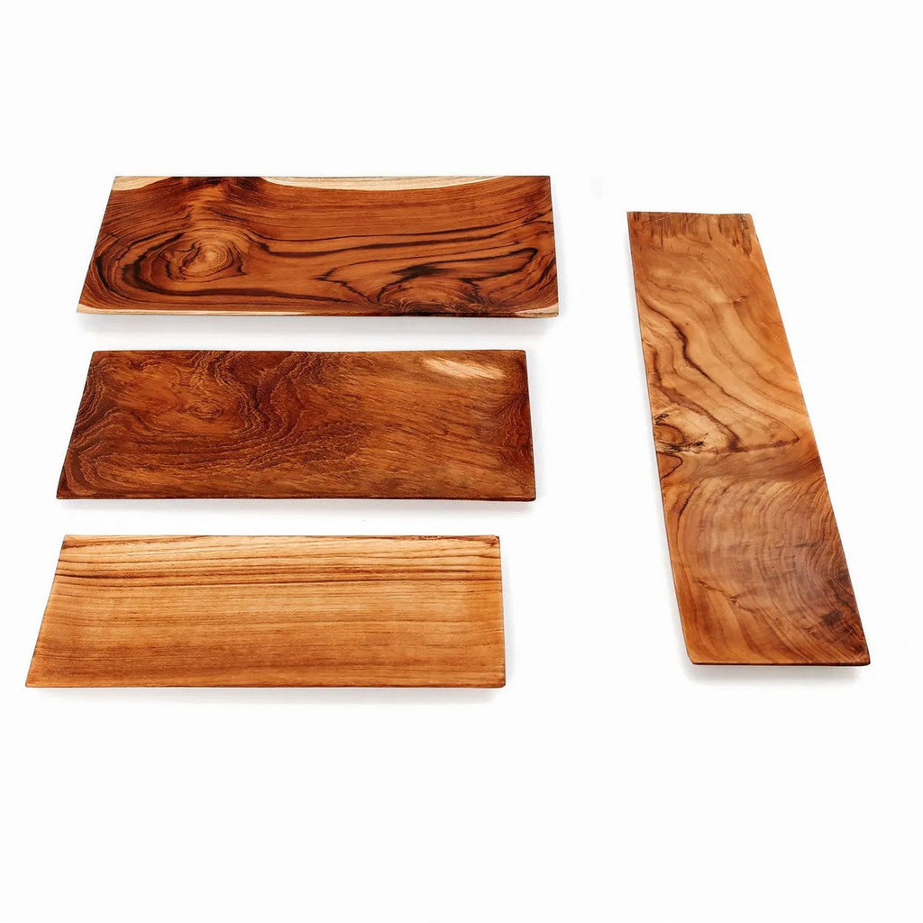 The Teak Root Sushi Plate - M - LUXONAS HOME