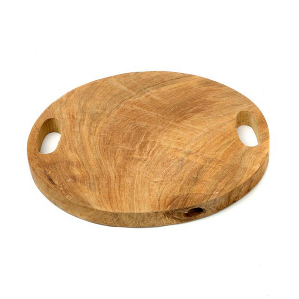 The Teak Root Tray - Natural - L - LUXONAS HOME