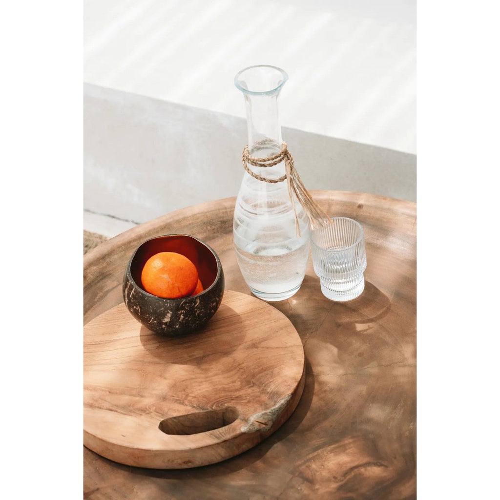 The Teak Root Tray - Natural - M - LUXONAS HOME