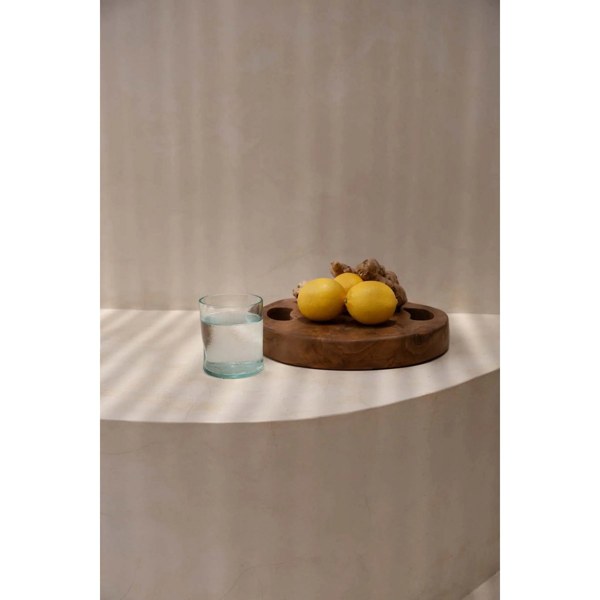 The Teak Root Tray - Natural - S - LUXONAS HOME