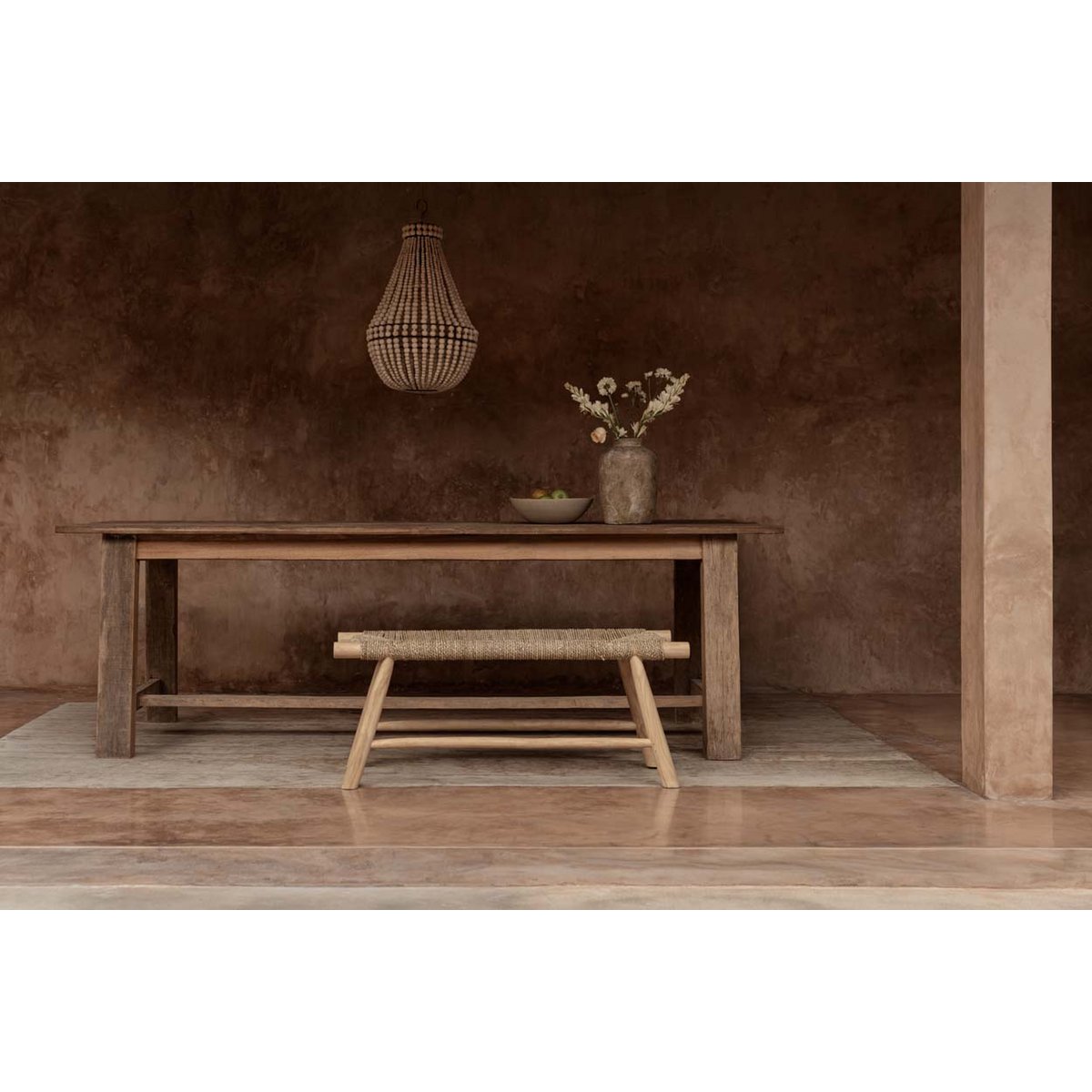 The Teardrop Chandelier - Natural - M - LUXONAS HOME