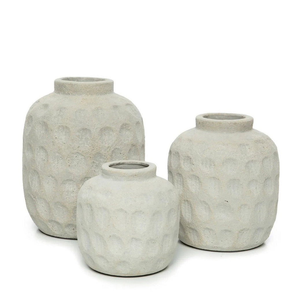 The Trendy Vase - Concrete - L - LUXONAS HOME