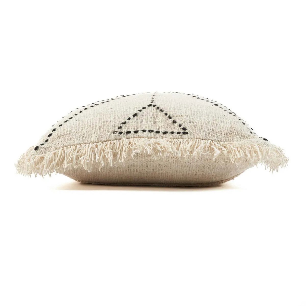 The Tribal Cushion Cover - Natural Black - LUXONAS HOME