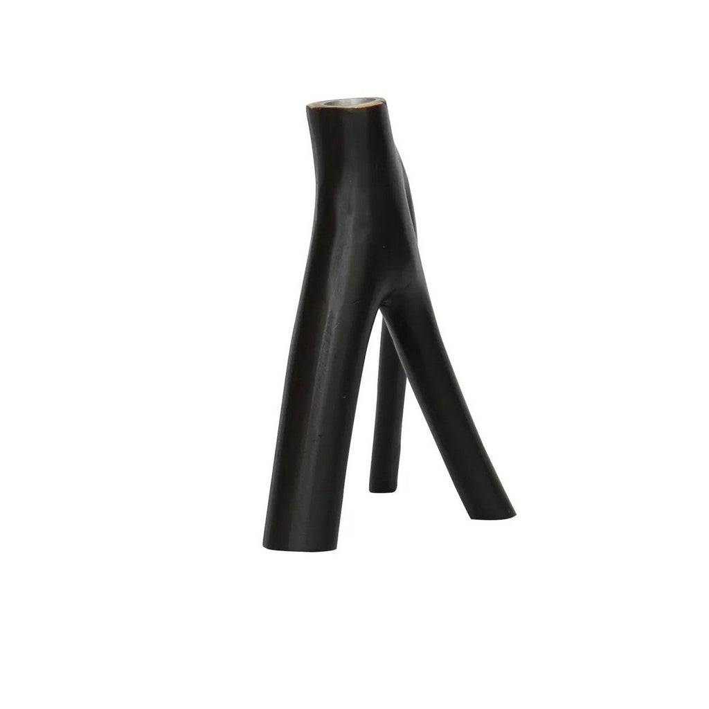 The Triple Twig Candle Holder - Black - LUXONAS HOME
