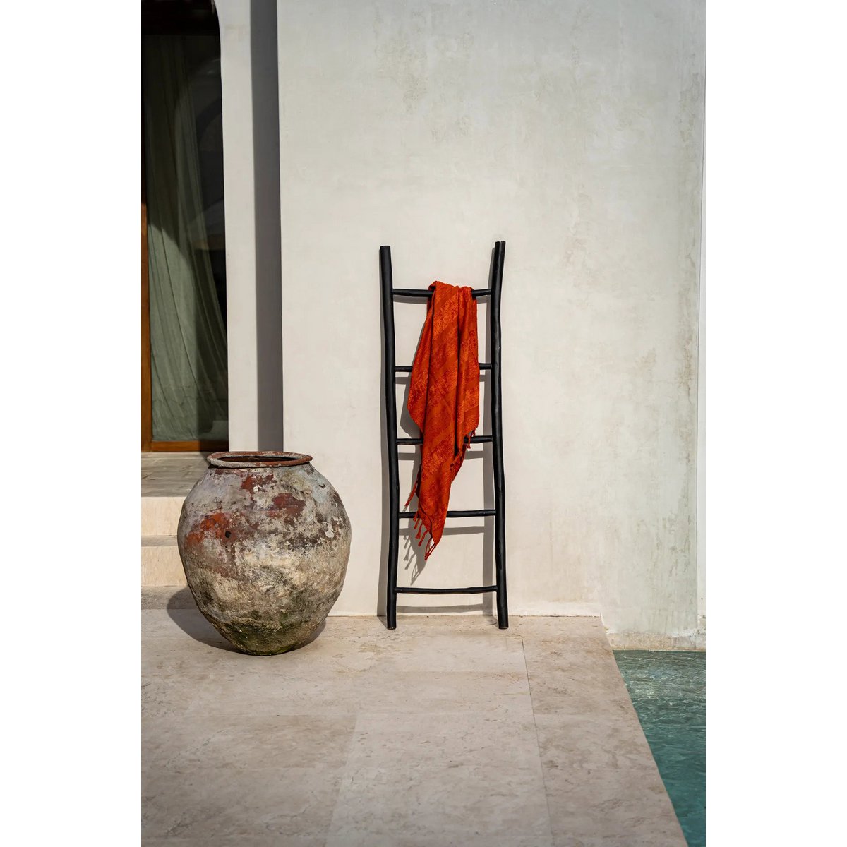 The Tulum Ladder - Black - 165 - LUXONAS HOME