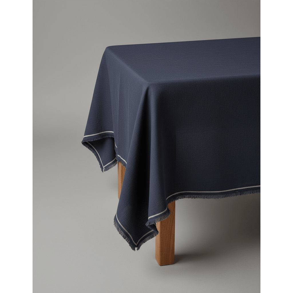The Tuscany Tablecloth - Black Natural - 150x250 - LUXONAS HOME