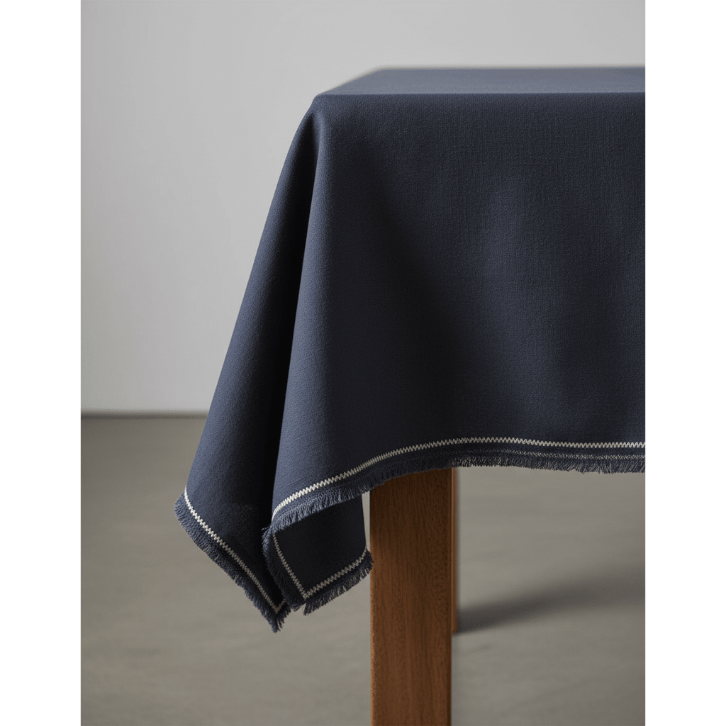 The Tuscany Tablecloth - Black Natural - 150x300 - LUXONAS HOME