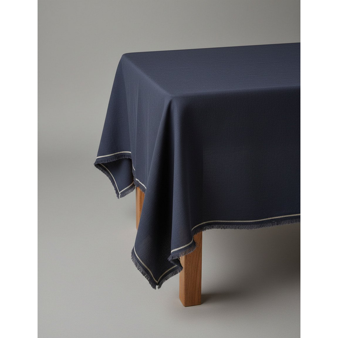 The Tuscany Tablecloth - Black Natural - 150x300 - LUXONAS HOME