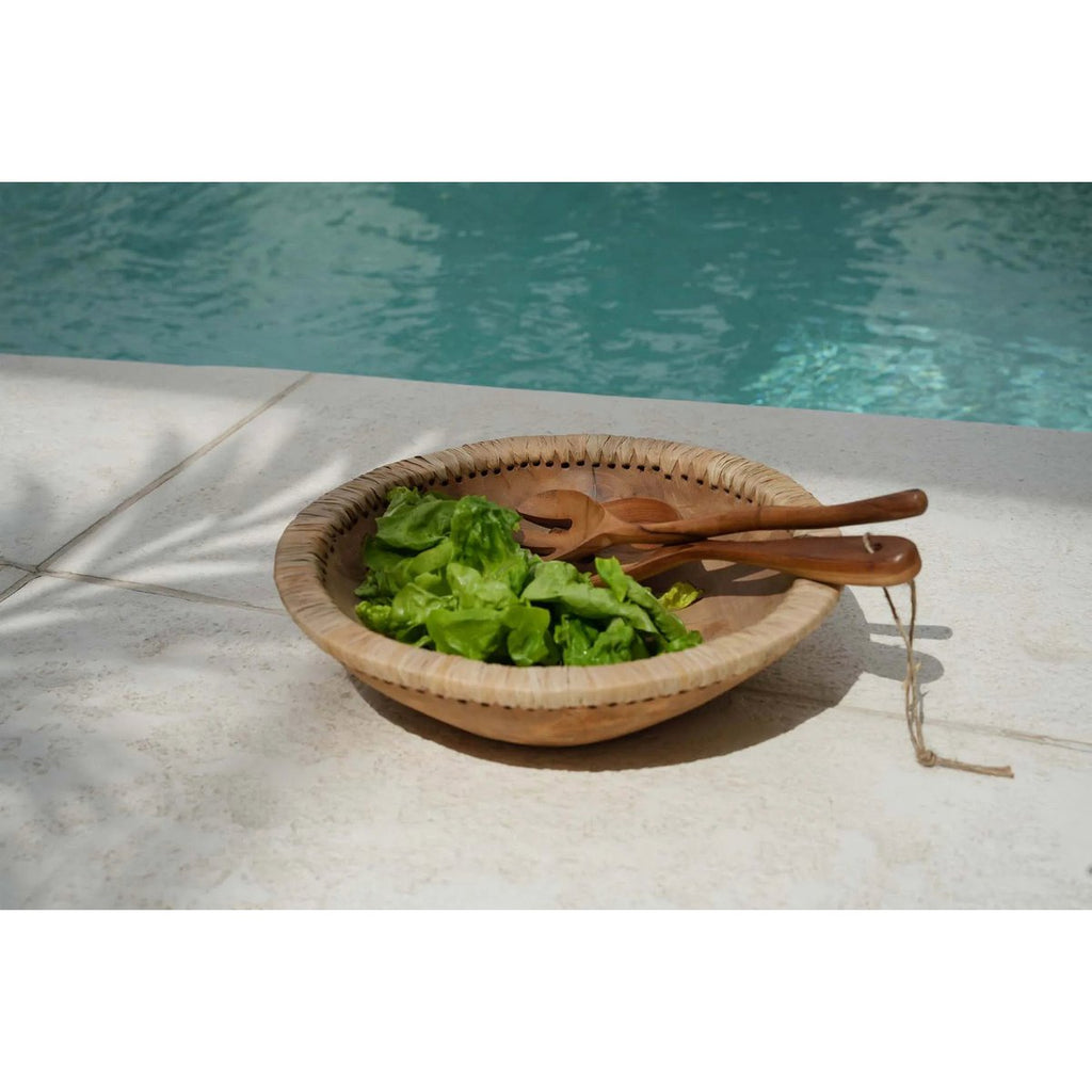 The Twisted Salad Fork - Natural - LUXONAS HOME