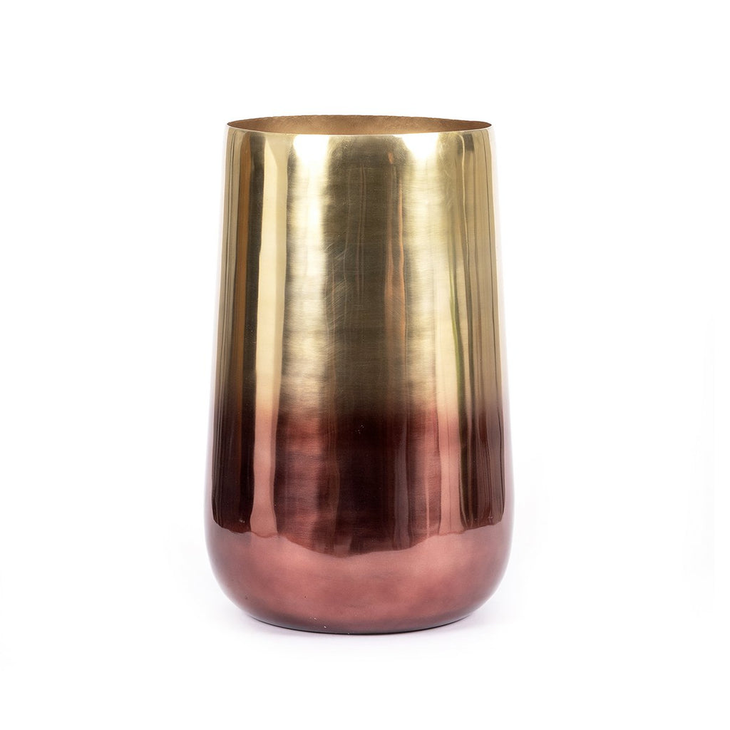 The Two Tone Brass Planter - Brass - XL - LUXONAS HOME