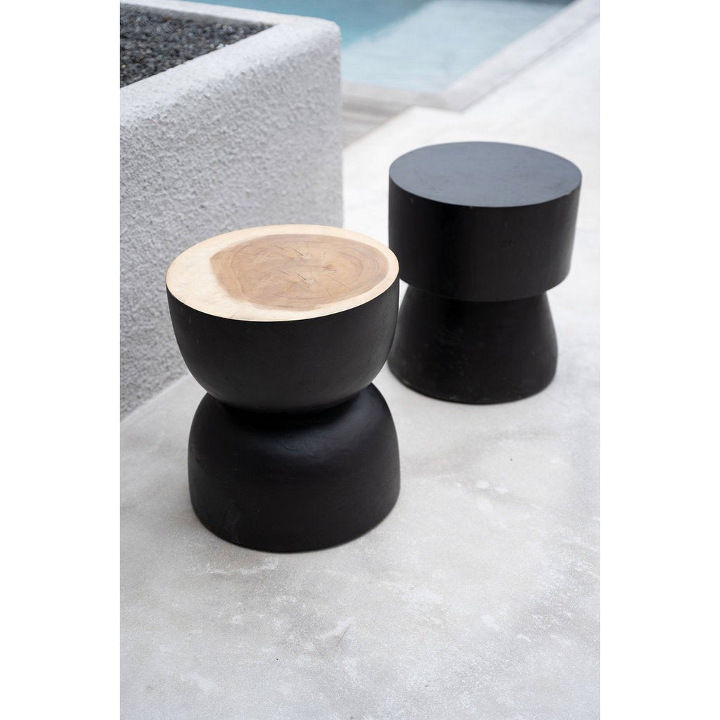 The Warmi Stool - Black - LUXONAS HOME