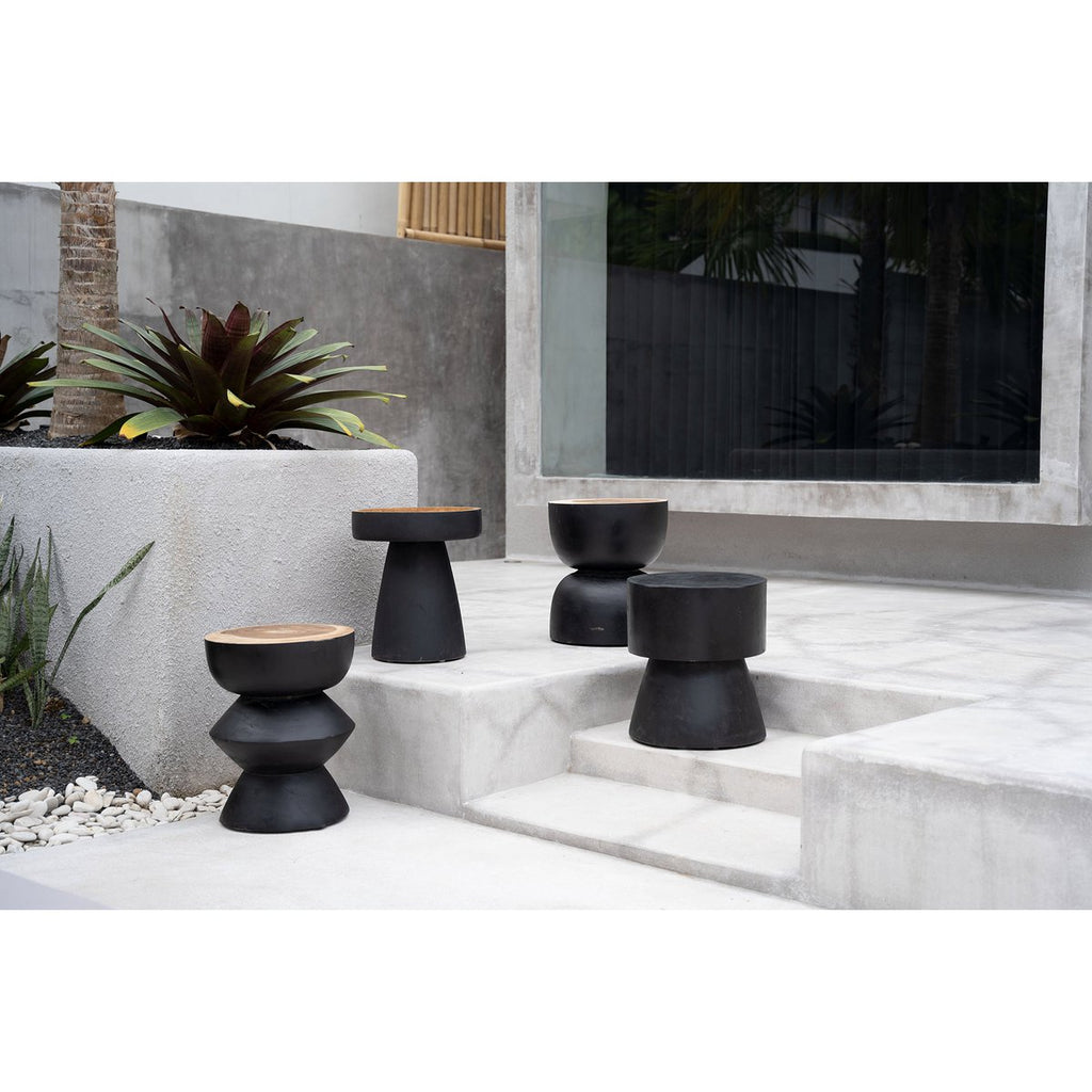 The Warmi Stool - Black - LUXONAS HOME
