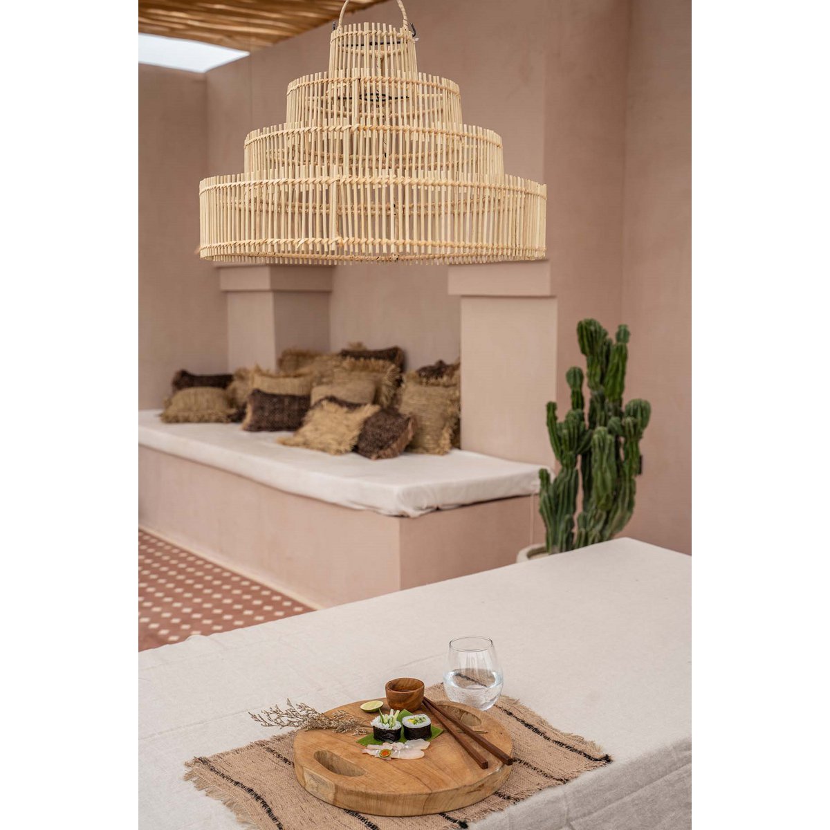 The Wedding Cake Pendant - Natural - M - LUXONAS HOME