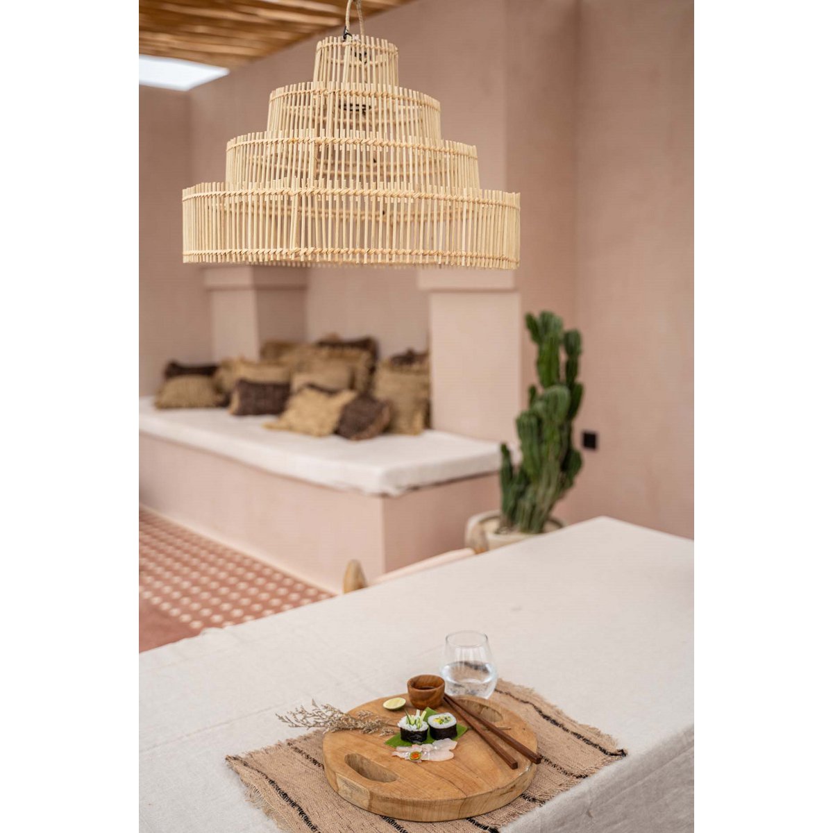 The Wedding Cake Pendant - Natural - M - LUXONAS HOME