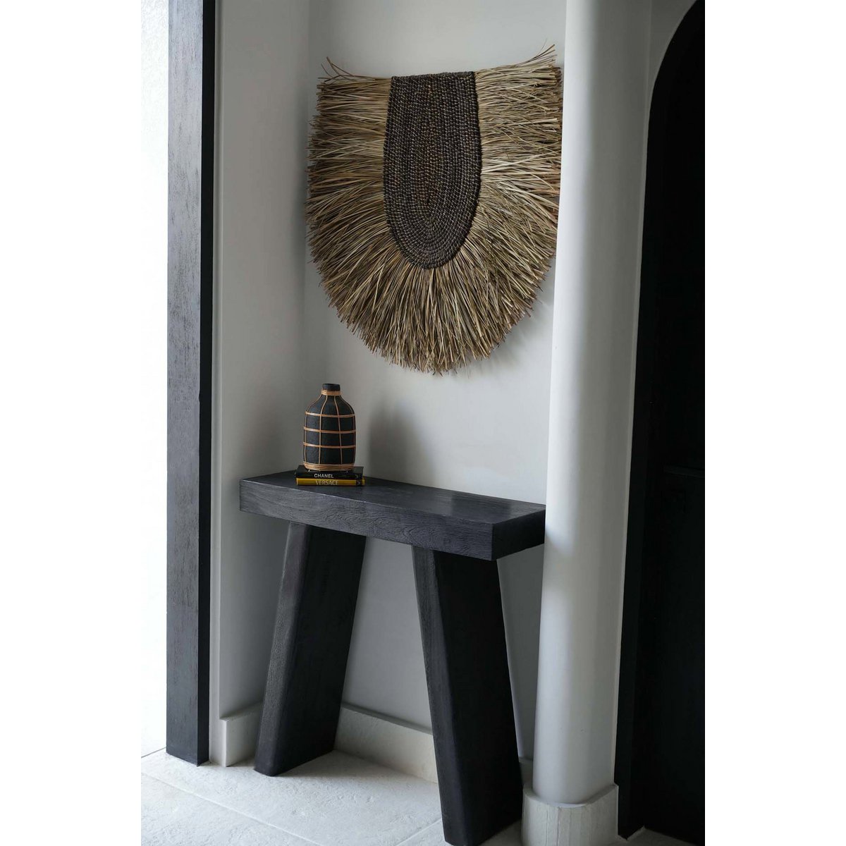 The Whoopy Vase - Black Natural - L - LUXONAS HOME