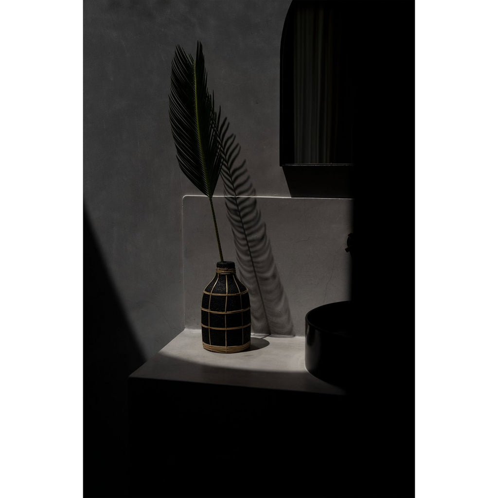 The Whoopy Vase - Black Natural - L - LUXONAS HOME