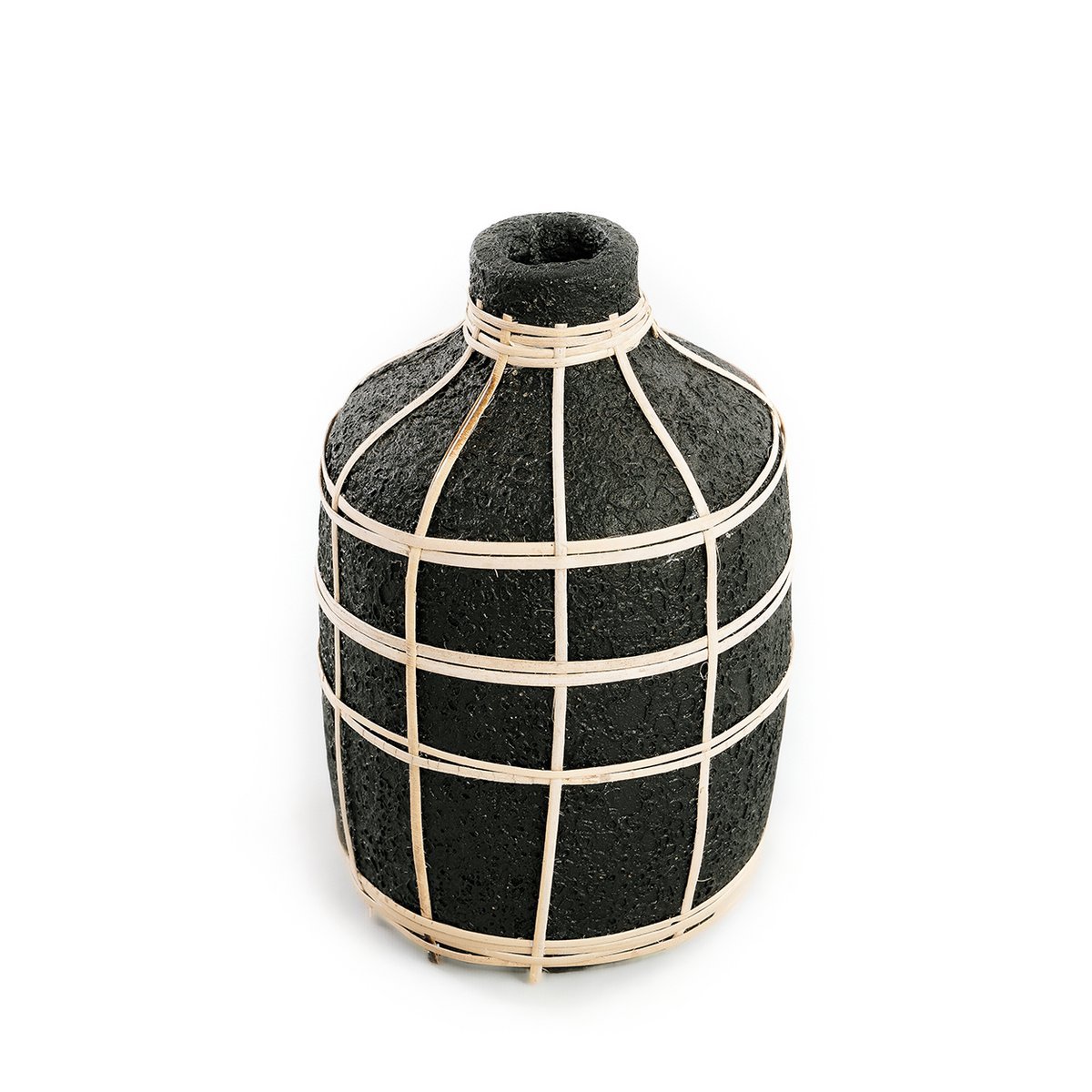 The Whoopy Vase - Black Natural - M - LUXONAS HOME