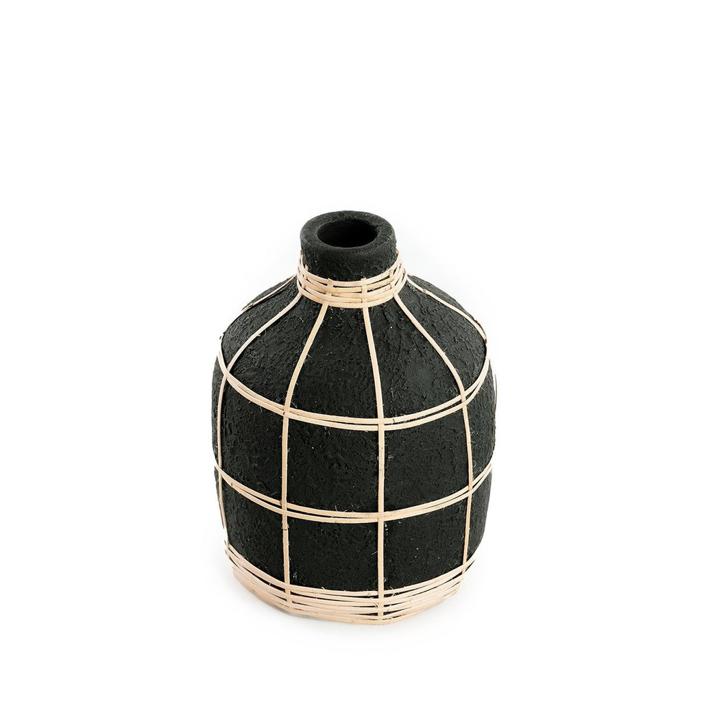 The Whoopy Vase - Black Natural - S - LUXONAS HOME
