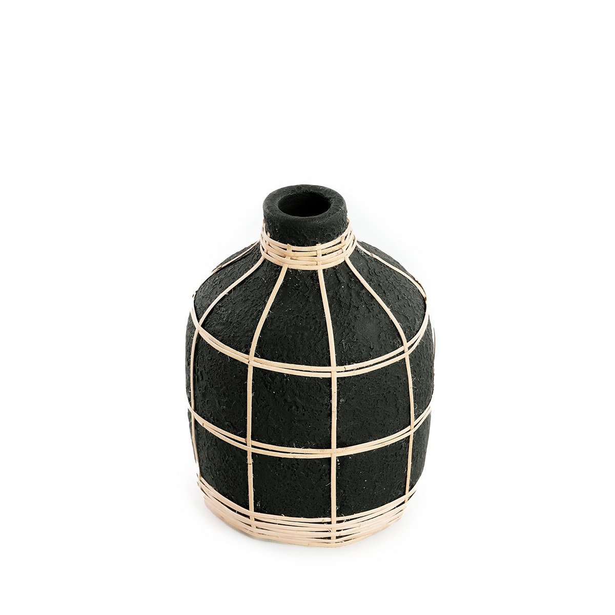 The Whoopy Vase - Black Natural - S - LUXONAS HOME