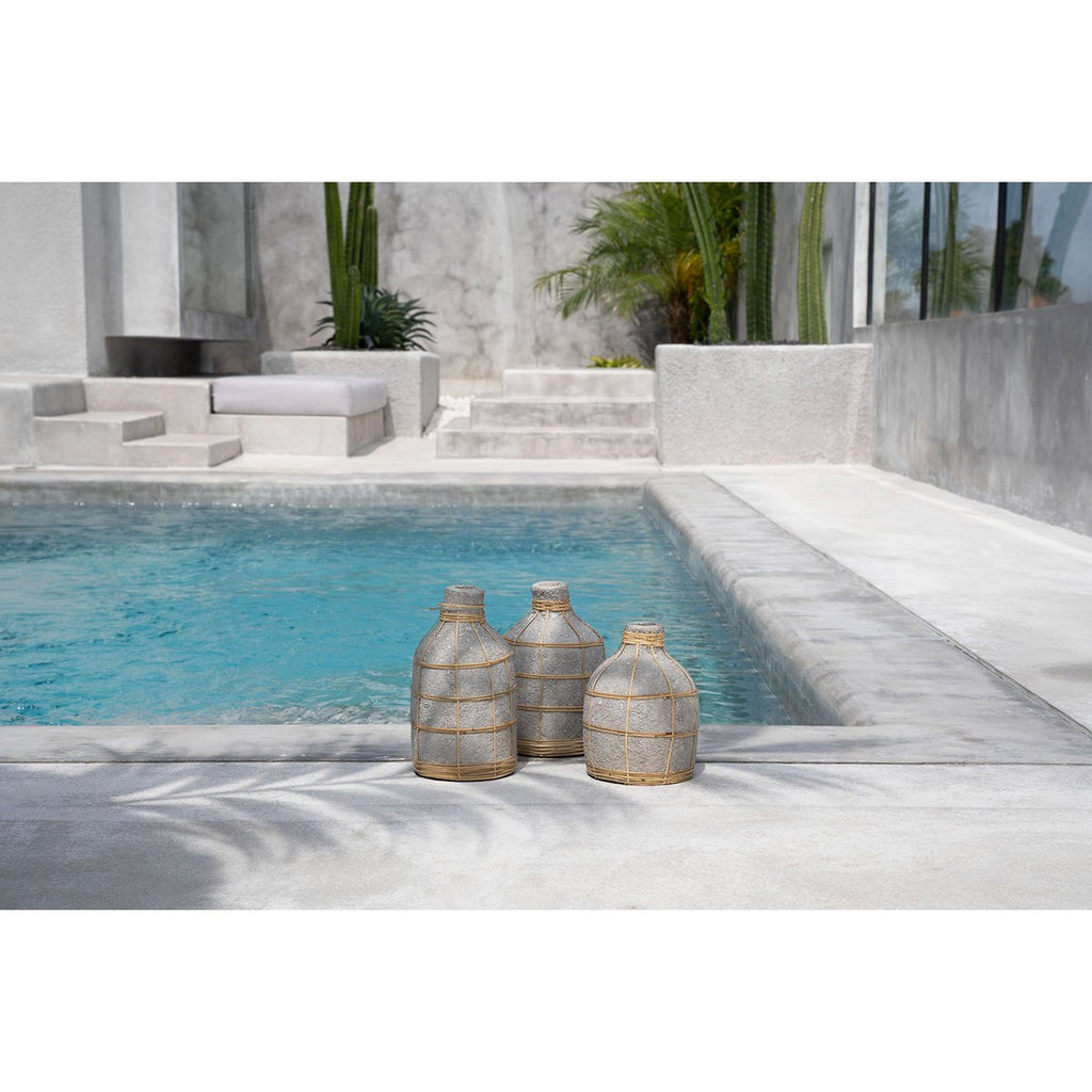 The Whoopy Vase - Concrete Natural - L - LUXONAS HOME