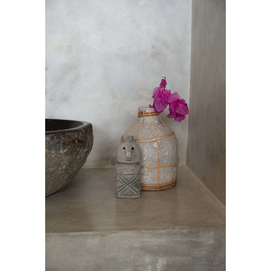 The Whoopy Vase - Concrete Natural - S - LUXONAS HOME