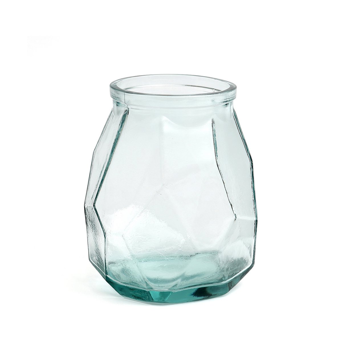 The Wide Origami Vase - Blue - LUXONAS HOME