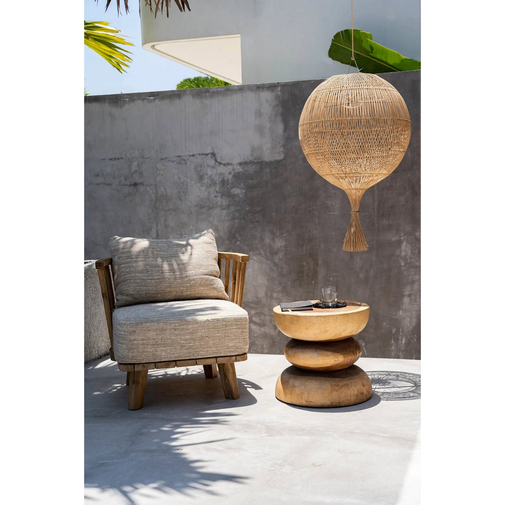 The Wonton Floor Lamp - Pendant - Natural - LUXONAS HOME