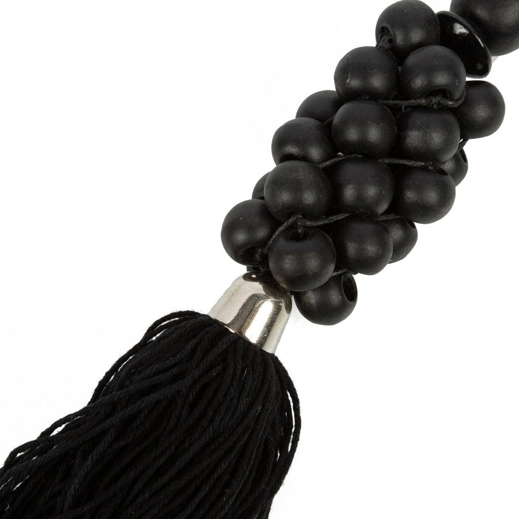 The Wooden Beads Keychain - Black - LUXONAS HOME
