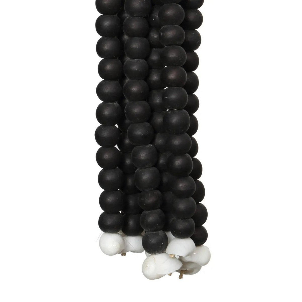 The Wooden Beads Tassel - Black - LUXONAS HOME