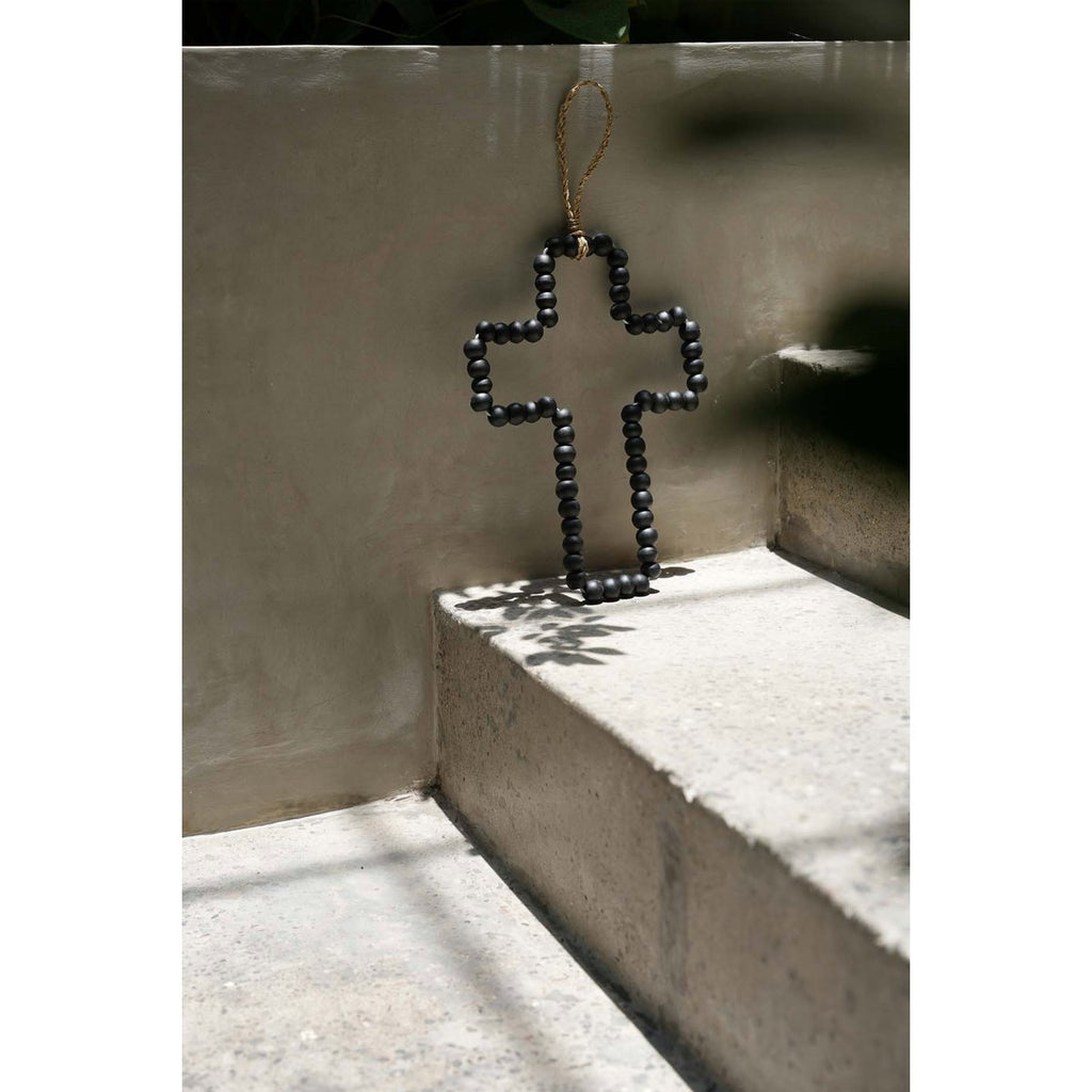 The Wooden Cross - Black - LUXONAS HOME