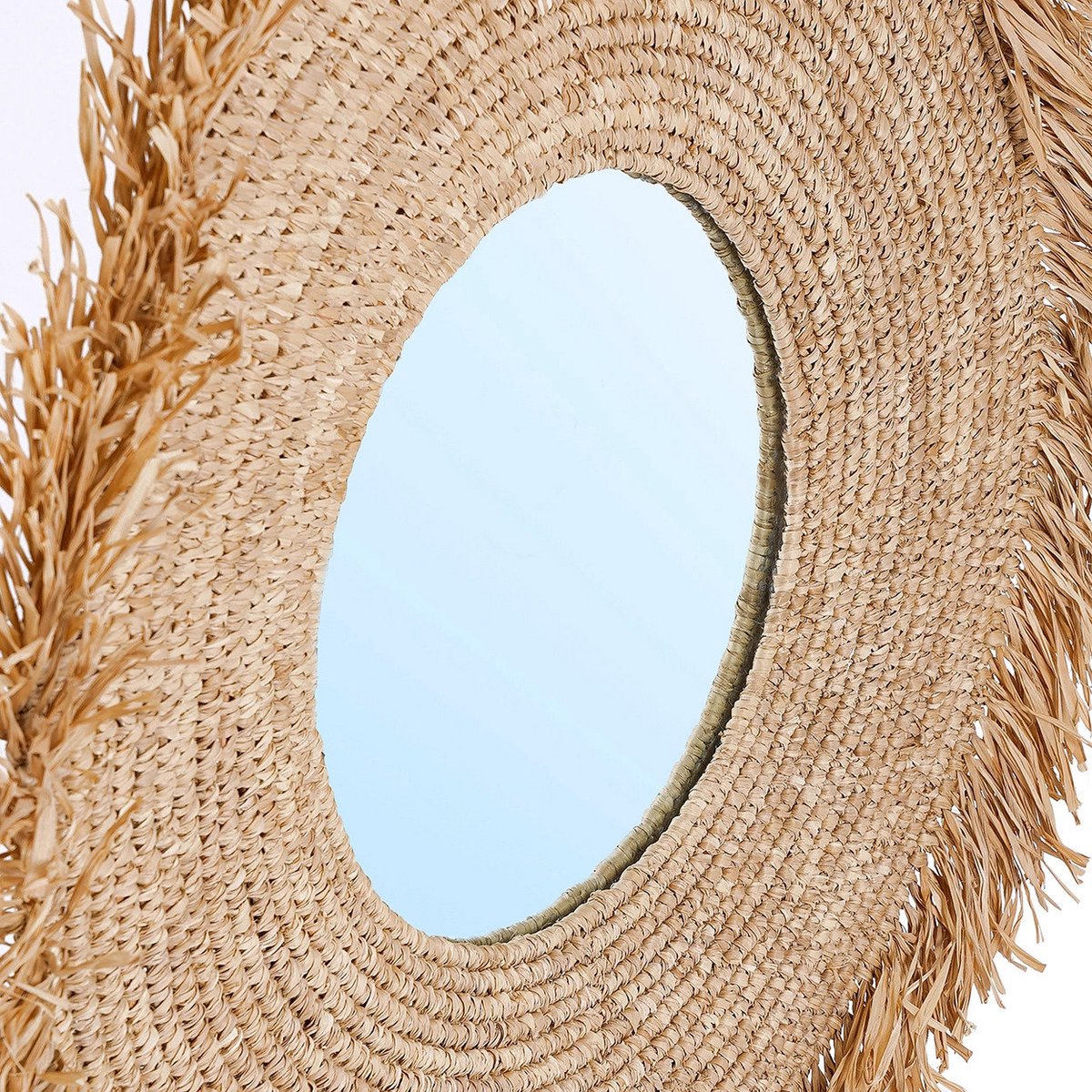 The Yema Mirror - Natural - L - LUXONAS HOME