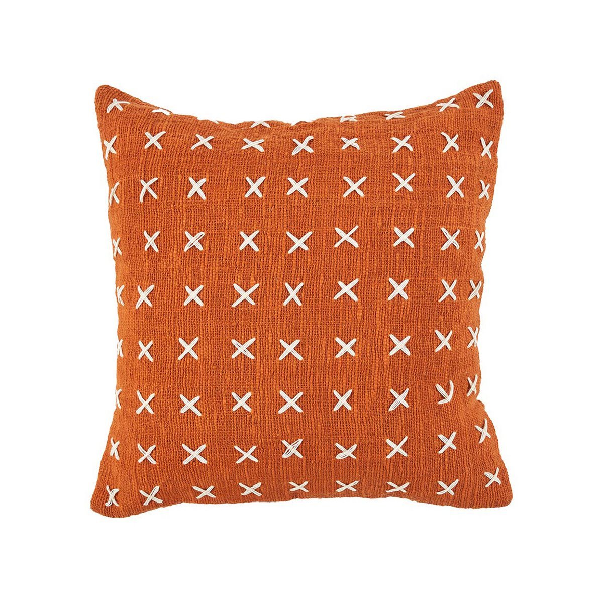 The Zillion Kiss Cushion Cover - Terracotta White - LUXONAS HOME