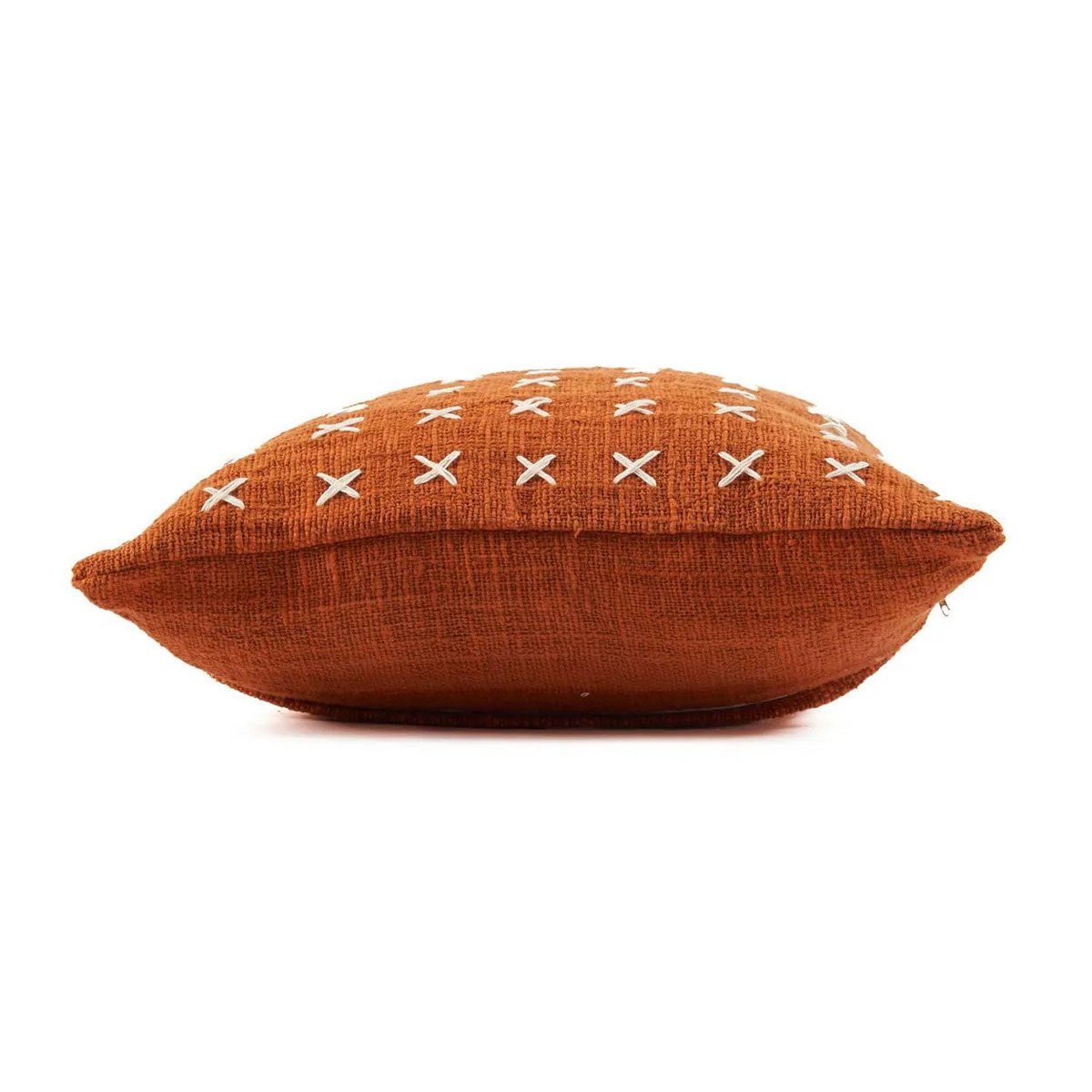 The Zillion Kiss Cushion Cover - Terracotta White - LUXONAS HOME