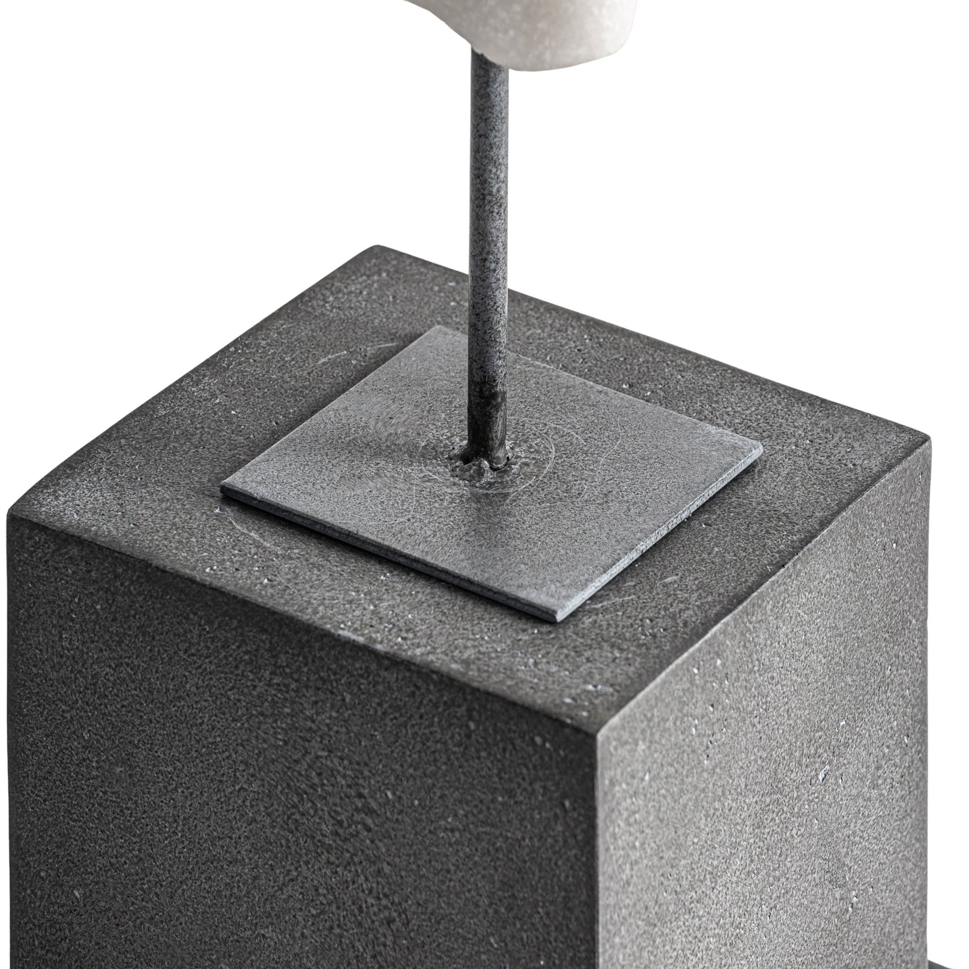 Thela Bust - Contemporary White Resin Sculpture - LUXONAS