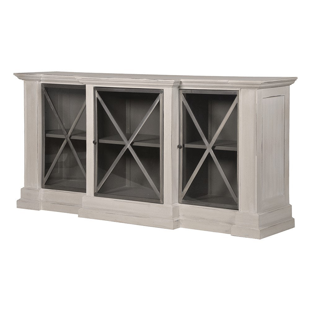 Threefront Greywash Sideboard - LUXONAS HOME
