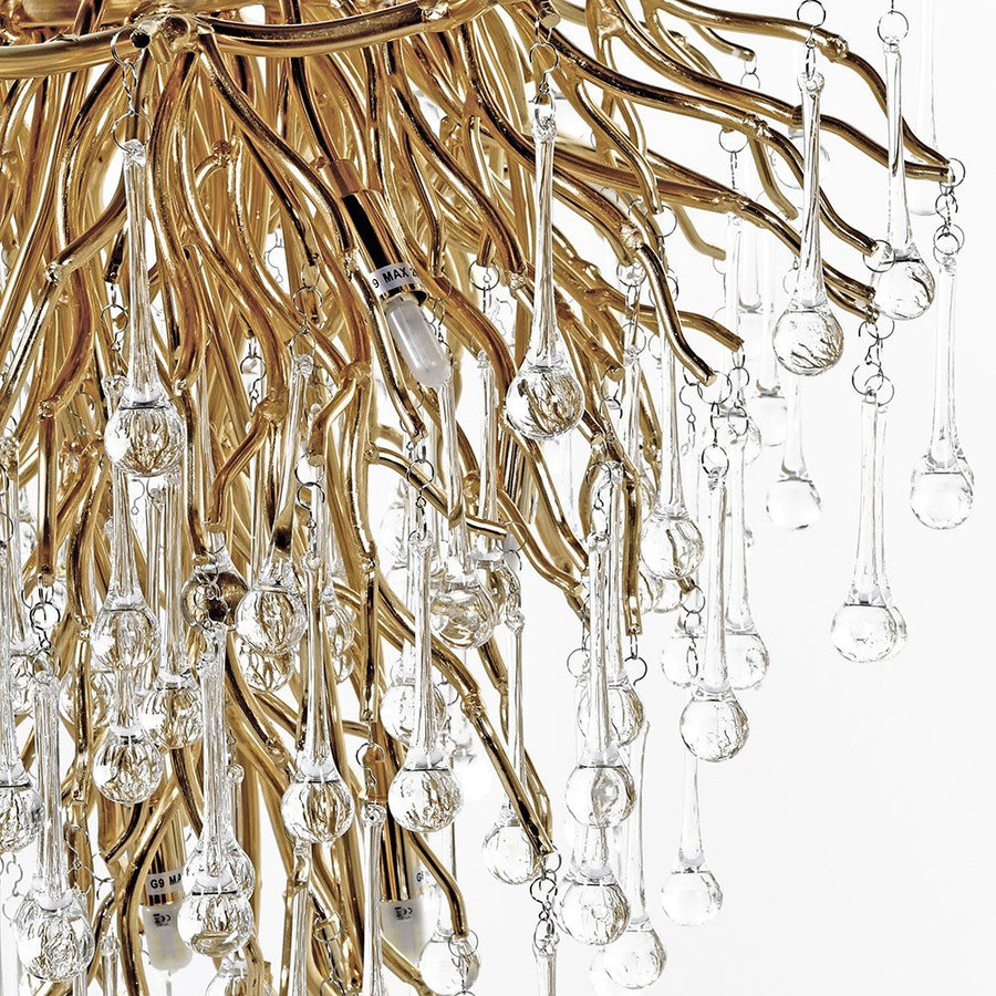 Elegant Tiered Droplet Chandelier