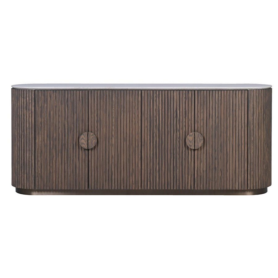 Tikal Marble Top 4 Door Sideboard