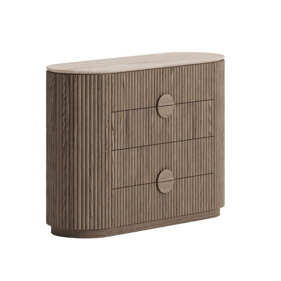 Tikal Marble Top 4 Drawer Chest