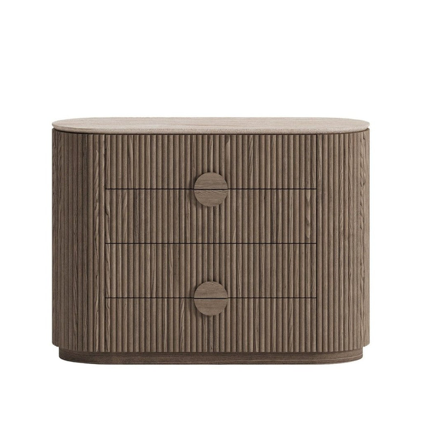 Tikal Marble Top 4 Drawer Chest