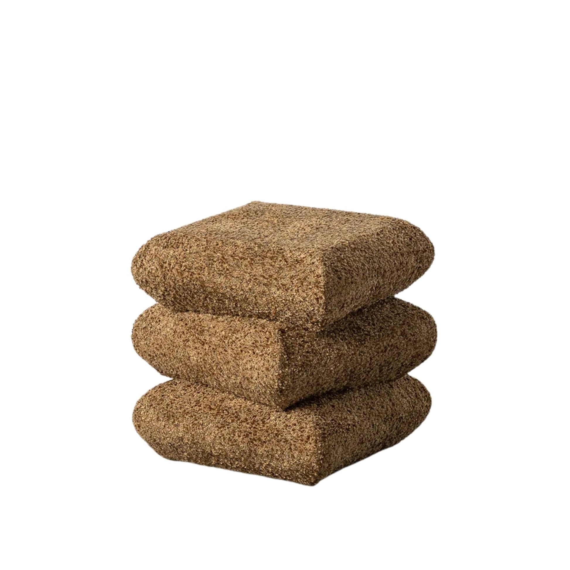 Tile 3 - Tier Cream Footstool - LUXONAS HOME