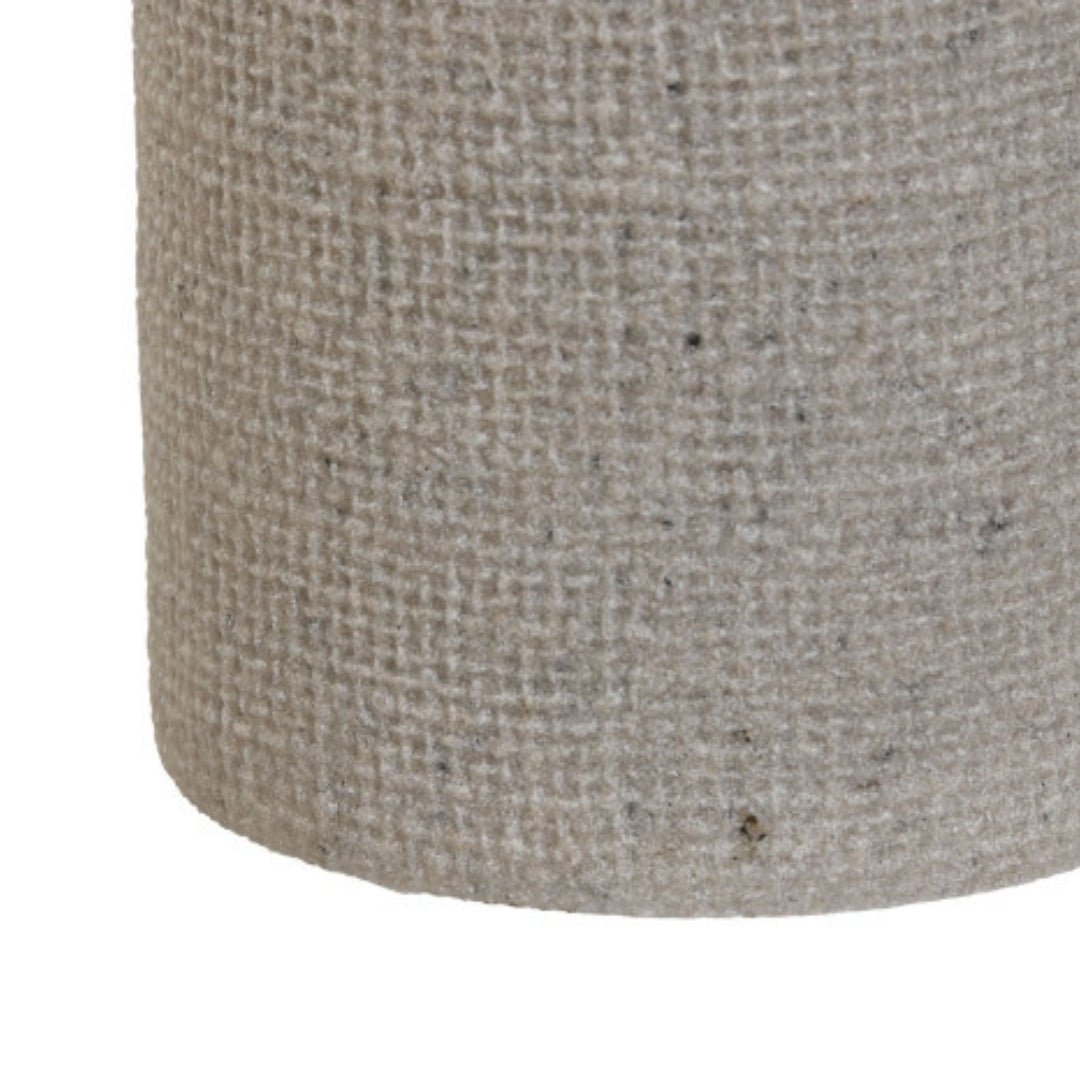 Toilet Brush in Cement Effect Base - LUXONAS