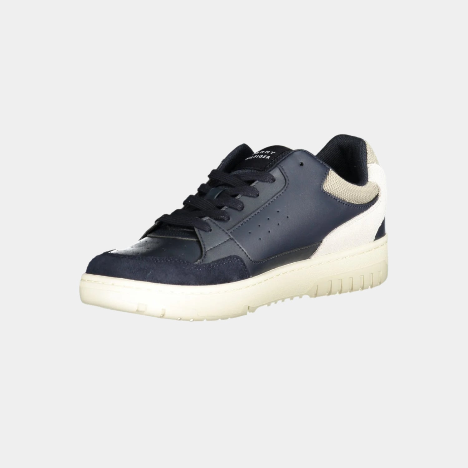 Tommy Hilfiger Low Top Sneakers B&W - Casual Leather Sneakers - LUXONAS HOME