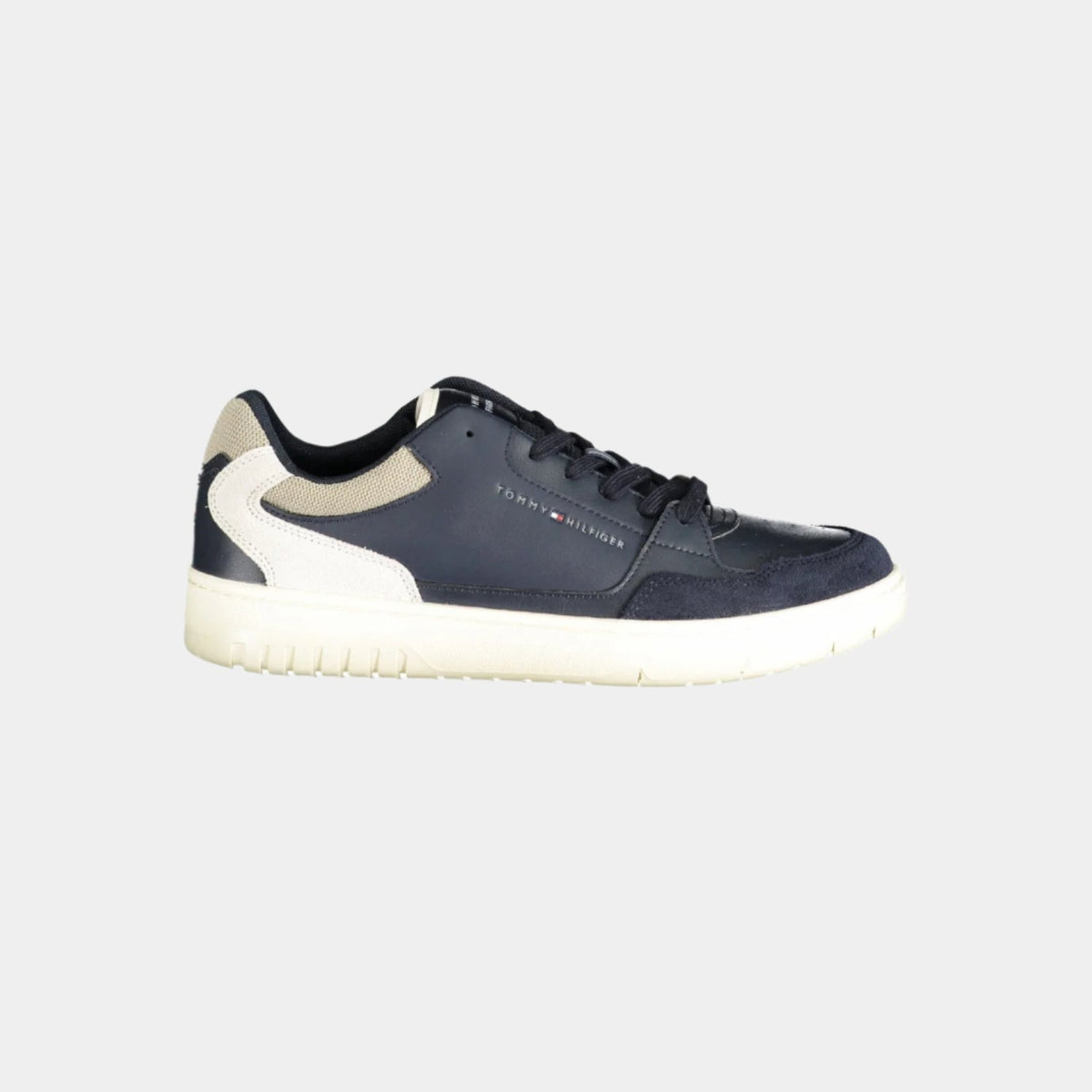 Tommy Hilfiger Low Top Sneakers B&W - Casual Leather Sneakers