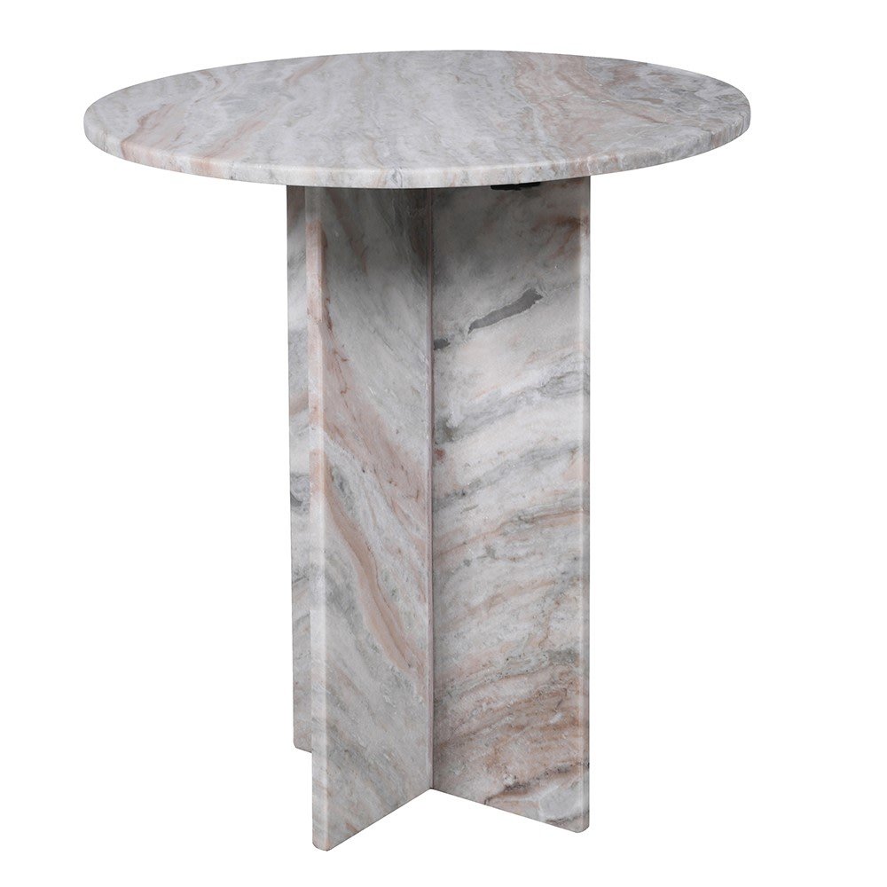 Torento Marble Side Table - LUXONAS