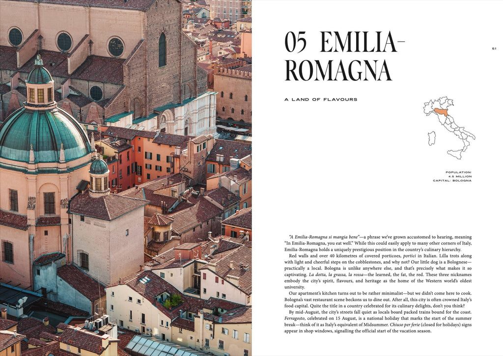 Travel Guide: Somewhere in Italy Book - LUXONAS